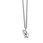 Stainless Steel Palm Pendant Necklace 316l Stainless Steel - Silver - One Size