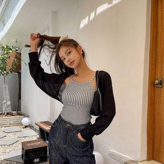 Linen Blend Bolero