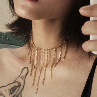 Fringed Chain Necklace