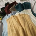 Loose-fit Knit Vest In 10 Colors