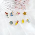Set Of 4: Cartoon Stud Earring
