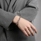 Stainless Steel Bracelet Bracelet - 16.5cm - Silver - One Size