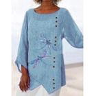 Long-sleeve Dragonfly Top