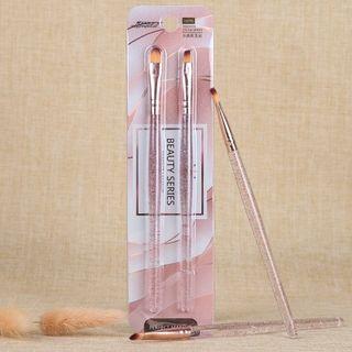 Set Of 2: Eyebrow Makeup Brush As Shown In Figure - One Size
