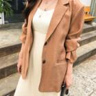 Single-breasted Loose-fit Blazer
