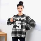 Number 5 Plaid Pullover
