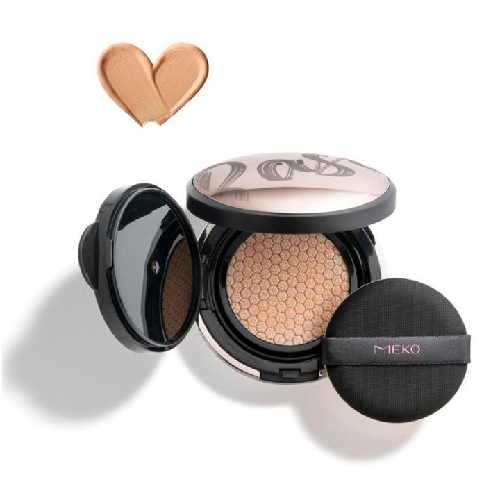 Meko - Sheer Velvet Cushion Foundation Spf10 03 Natural Skin 12g