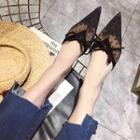 Pointed Dotted Mesh Mules