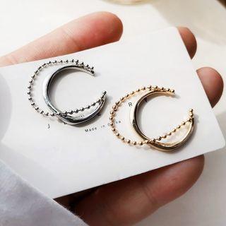 Chained Layered Alloy Open Ring