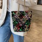 Sequin Bucket Bag