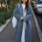 Open Front Coat Blue - One Size
