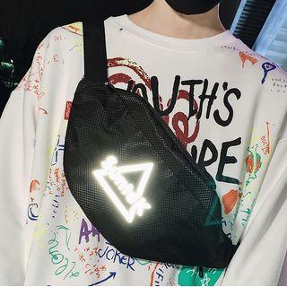 Refelxive Print Belt Bag
