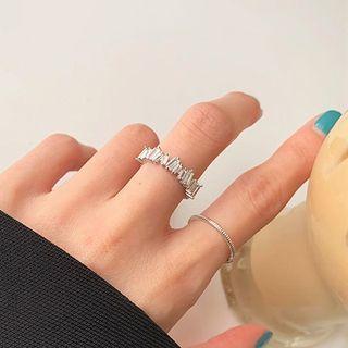 Sterling Silver Cz Ring (various Designs)