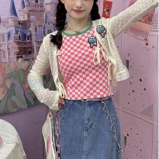 Bow Embroidered Lace Jacket