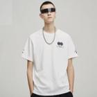 Elbow-sleeve Dice Printed T-shirt