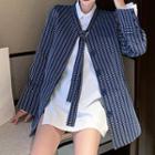 Pinstripe Jacket / Long-sleeve Shirt