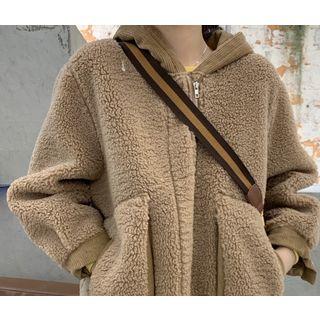Lambswool Zip-up Hoodie
