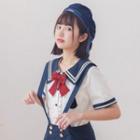 Sailor Short-sleeve Shirt / Jumper Shorts