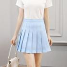 Pleated High-waist Skirt