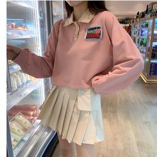 Polo Sweatshirt / A-line Skirt