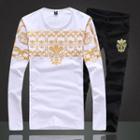 Set: Long-sleeve Printed T-shirt + Sweatpants