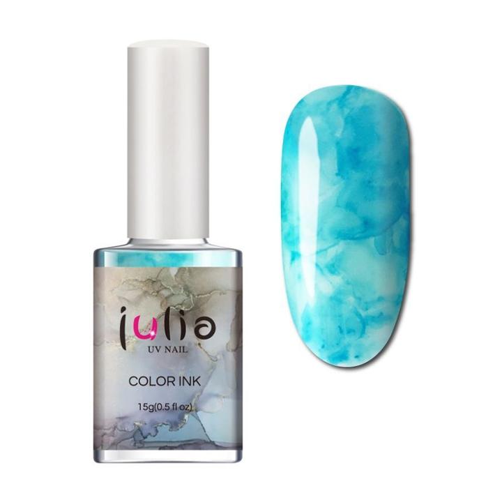 Cosplus - Julia Uv Nail Color Ink Ci10 Sky Blue 15g