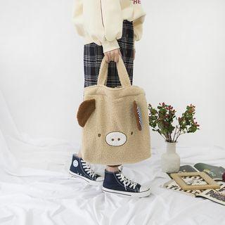 Pig Shopper Bag With Shoulder Strap As Shown In Figure - One Size
