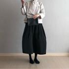 Padded Top / Plain A-line Skirt