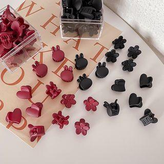 Set Of 5 / 10: Acrylic Hair Clamp (various Designs)