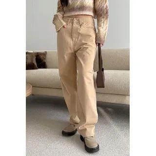 Couple Cotton Wide-leg Pants