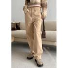 Couple Cotton Wide-leg Pants