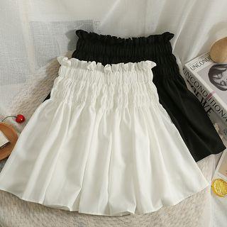 Paperbag High-waist Mini Skirt