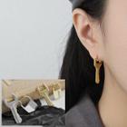 925 Sterling Silver Lock & Key Dangle Earring