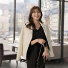 Notch-lapel Patch-pocket Tweed Jacket