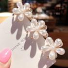 Faux Pearl Flower Hair Clip 3303# - As Shown In Figure - One Size