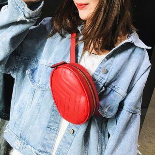 Chevron Quilted Waist Bag