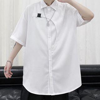 Snap Buckle Short-sleeve Shirt