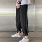 Plain Sports Gathered Cuff Pants