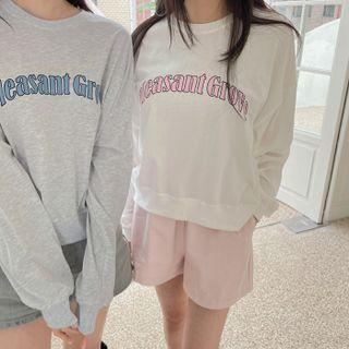 Letter Lightweight Sweatshirt