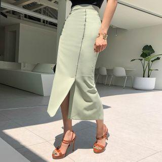 Stitched Long Mermaid Skirt