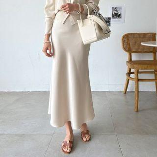 Silky Maxi Mermaid Skirt