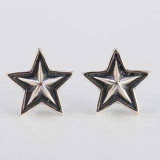 925 Sterling Silver Star Earring 925 Silver - Star - One Size