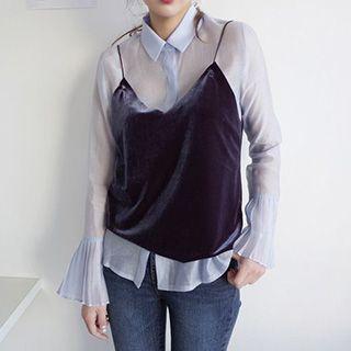 Velvet Camisole Top