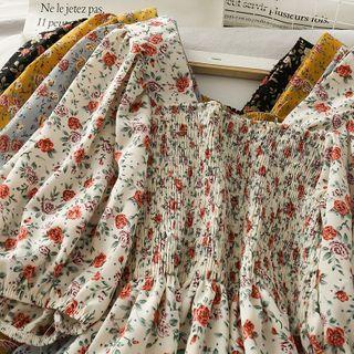 Floral Smocked Top