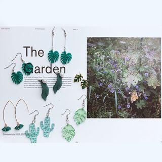 Leaf / Flower Acrylic Earring (various Designs)