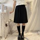 Pleated Skirt / Midi Accordion Pleat Skirt