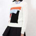 Color Panel Sweater