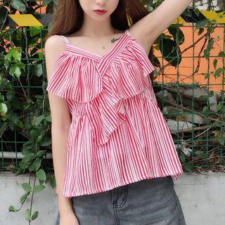 Pinstriped Strappy Top