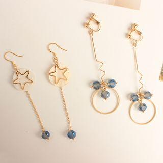 Artificial Crystal Dangle Earring (various Designs)