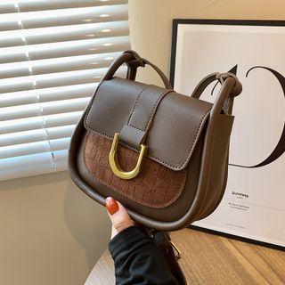Panel Hobo Crossbody Bag